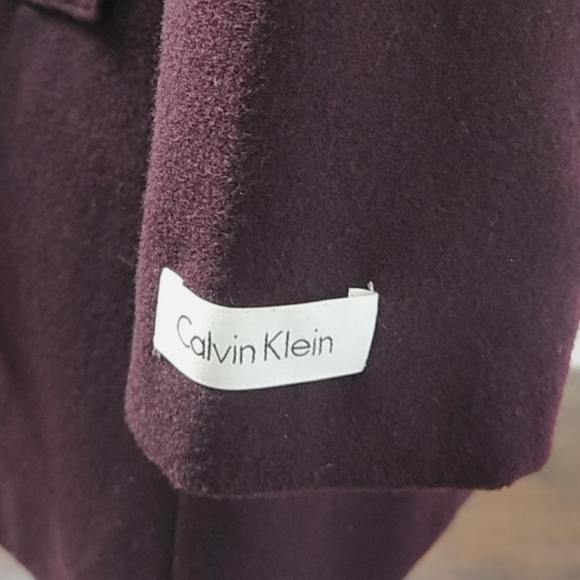 CALVIN KLEIN WOMENS COAT SIZE XS PURPLE COLR - Picture 10 of 14